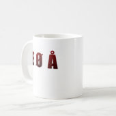 Æ Ø Å コーヒーマグカップ (正面左)