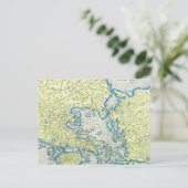 Aegaeum Pelagus古代世界地図 ポストカード (スタンド正面)