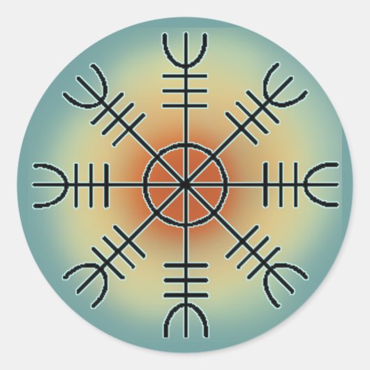 Ægishjalmr ラウンドシール (正面)