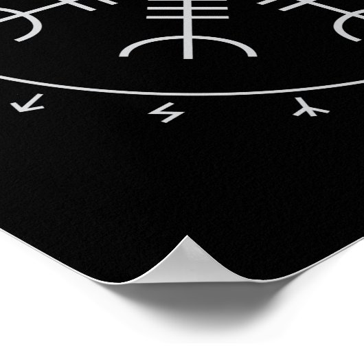 Aegishjalmr Runesポスター ポスター (角)