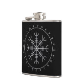 Aegishjalmr Runes Flask (ビニ包まれたル) フラスク (左)
