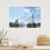 Aelbert Cuyp著Dordrechtのマース ポスター (キッチン)