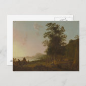 Aelbert Cuyp – エジプトへのフライトで風景 ポストカード (正面/裏面)