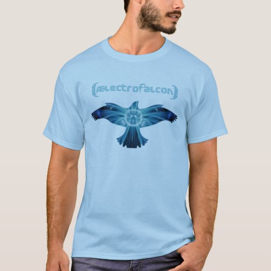 AElectrofalconのロゴ Tシャツ (正面)