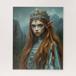 Aelithra, Crown of the Veil – エルフの女王 ファンタジー ジグソーパズル