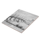 AeliusおよびHadrianのマウソレウム(Castel Sの橋 タイル (側面)