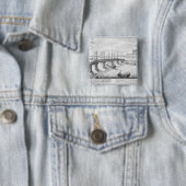 AeliusおよびHadrianのマウソレウム(Castel Sの橋 缶バッジ (インサイチュ)