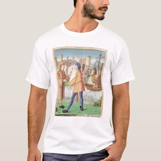 Aeneasの出発 Tシャツ (正面)