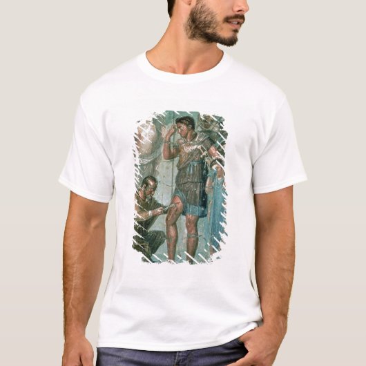 Aeneasはポンペイから、傷つきました Tシャツ (正面)