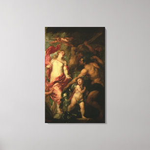 Aeneas (油の装甲のためのVulcanを頼む金星 キャンバスプリント