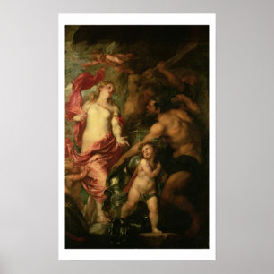 Aeneas (油の装甲のためのVulcanを頼む金星 ポスター