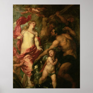 Aeneas (油の装甲のためのVulcanを頼む金星 ポスター