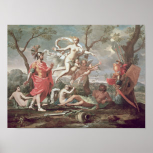 Aeneas 1639年を武装させる金星 ポスター