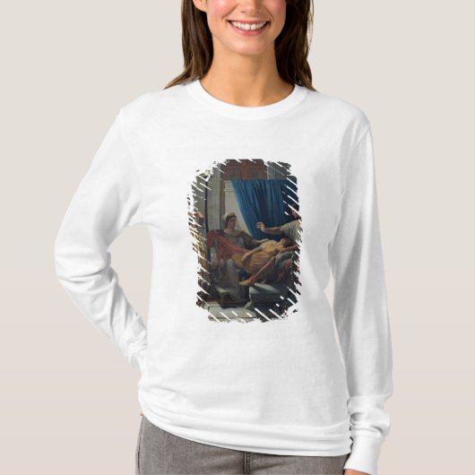 Aeneidを読んでいるVirgil Tシャツ (正面)