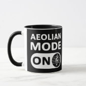 Aeolian Music Mode On - Mag マグカップ (左)