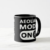 Aeolian Music Mode On - Mag マグカップ (正面右)