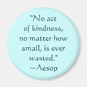 Aeopやさしさ引用文磁石 マグネット (正面)