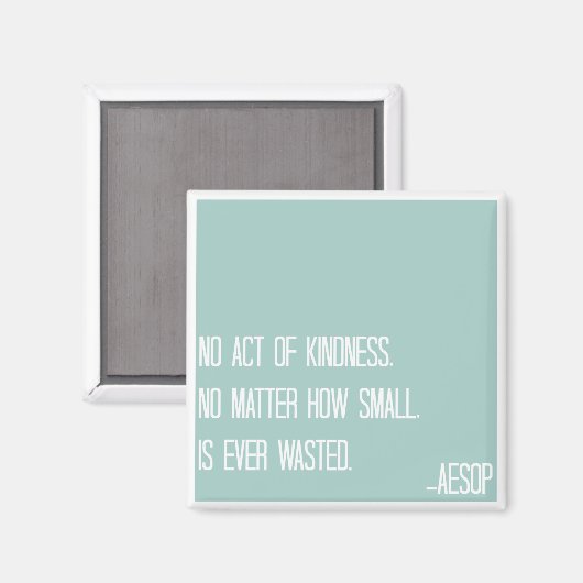 Aeopやさしさ引用文磁石 マグネット (正面/裏面)