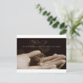 Aeop感動的による優しさ引用文 ポストカード (スタンド正面)