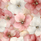 Aerial blush pink and gold birthday wrapping roll ラッピングペーパー