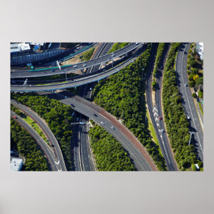 Aerial over Highway Junction ポスター