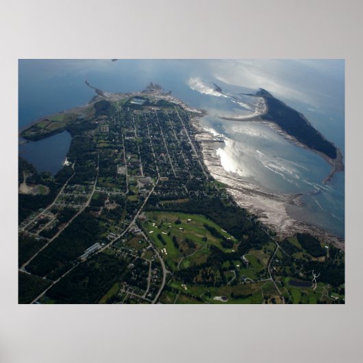 Aerial Photo of St. Andrews, New Brunswick ポスター (正面)