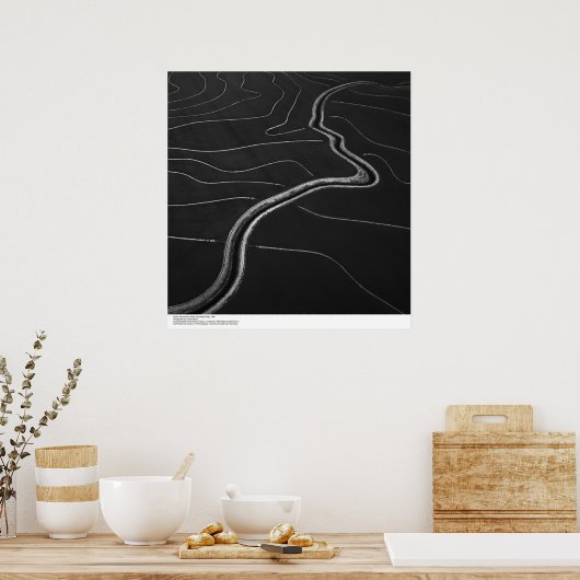 Aerial, Sacramento Valley, Rice fields May, 1966 ポスター (キッチン)