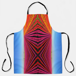 Aerial Tulip Fields at Peak Bloom エプロン