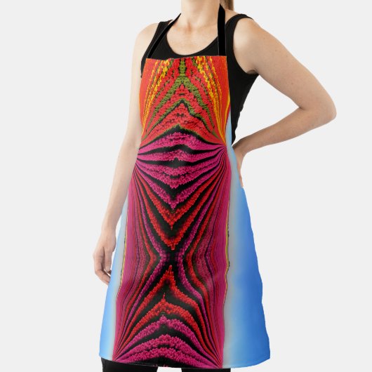 Aerial Tulip Fields at Peak Bloom エプロン (インサイチュ)