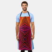 Aerial Tulip Fields at Peak Bloom エプロン (着用した状態)