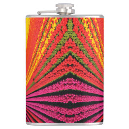 Aerial Tulip Fields at Peak Bloom フラスク