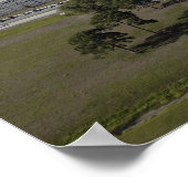 Aerial view of Kennedy Space Center ポスター (角)