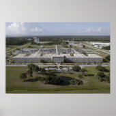 Aerial view of Kennedy Space Center ポスター (正面)