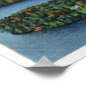 Aerial View of Saranac Inn ポスター (角)