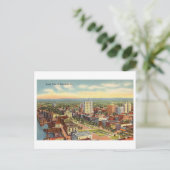 Aerial View of Savannah,ジョージア,ヴィンテージ ポストカード (スタンド正面)