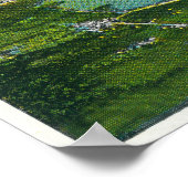 Aerial View of the Bay Bridge to Hayward, CA ポスター (角)