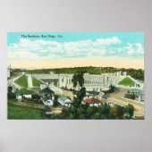 Aerial View of the StadiumSan Diego, CA ポスター (正面)