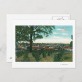 Aerial View of the TownSebastopol, CA ポストカード (正面/裏面)