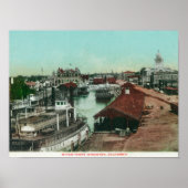 Aerial View of the WaterfrontStockton, CA ポスター (正面)