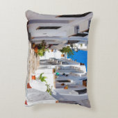 Aerial view of white city Frigiliana in sunny day  アクセントクッション (裏面(縦))