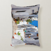 Aerial view of white city Frigiliana in sunny day  アクセントクッション (正面(垂直))