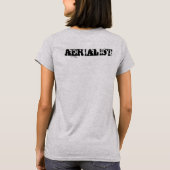 Aerialistの空気のたが円の緩い適合の上 Tシャツ (裏面)