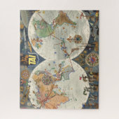 Aeriens Internationaux世界地図 ジグソーパズル (縦)