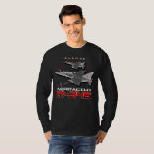 Aermacchi M-346高度ジェットトレーナーとLight Att Tシャツ (正面フル)