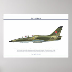 Aero L-39スロバキア ポスター