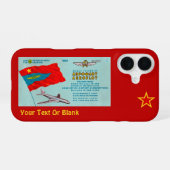 Aeroflot 搭乗券 Case-Mate iPhone カー 16ケース (裏面横)