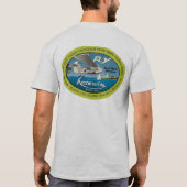 Aeromarineのロゴパッチ Tシャツ (裏面)