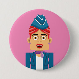 Aeromoza 缶バッジ