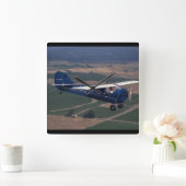 Aeronca, C-3, 1931, Schellville_クラシックAviation スクエア壁時計 (ホーム)