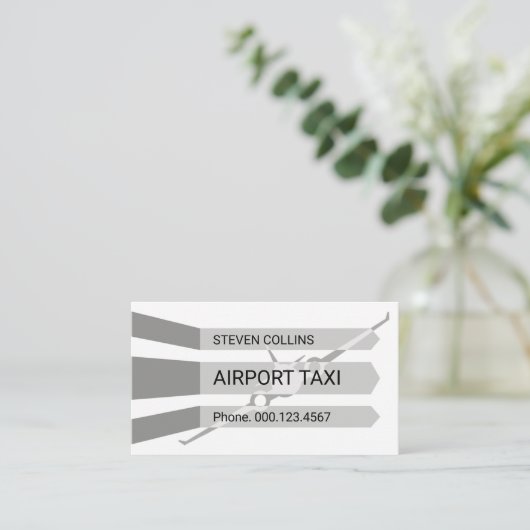 Aeroplane Taking Off Runway  名刺 (スタンド正面)